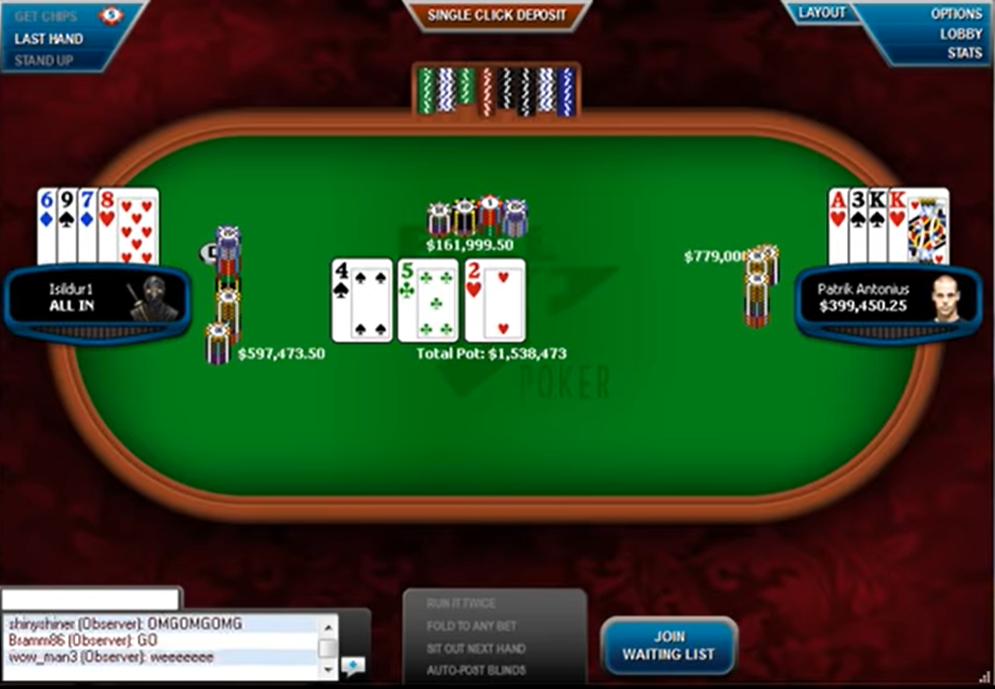 Online poker